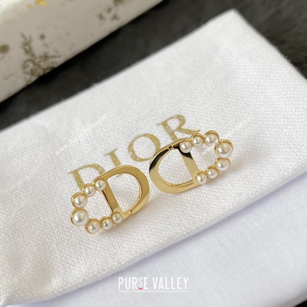 Dior Petit CD Earrings D92701 Gold 2025 (YF-25092701)