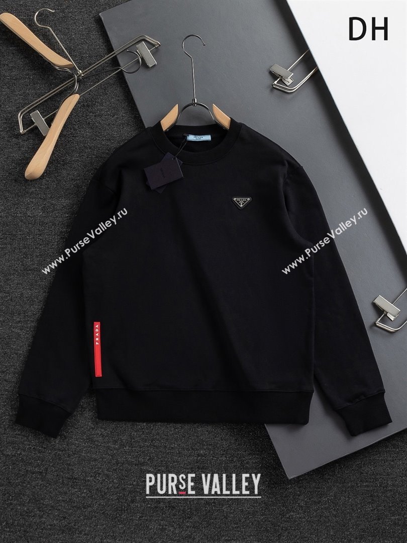 Prada Mens Sweatshirt P101403 Black 2025 (FF-25101403)