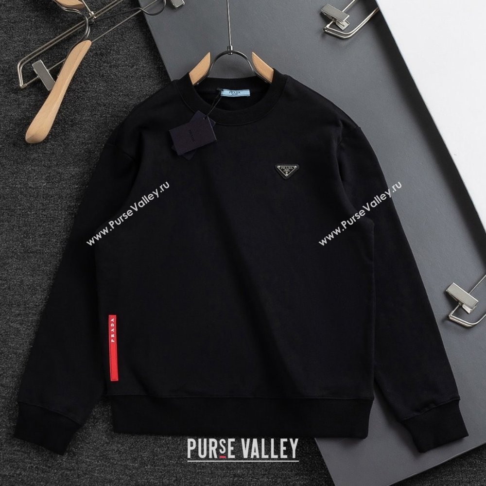 Prada Mens Sweatshirt P101403 Black 2025 (FF-25101403)