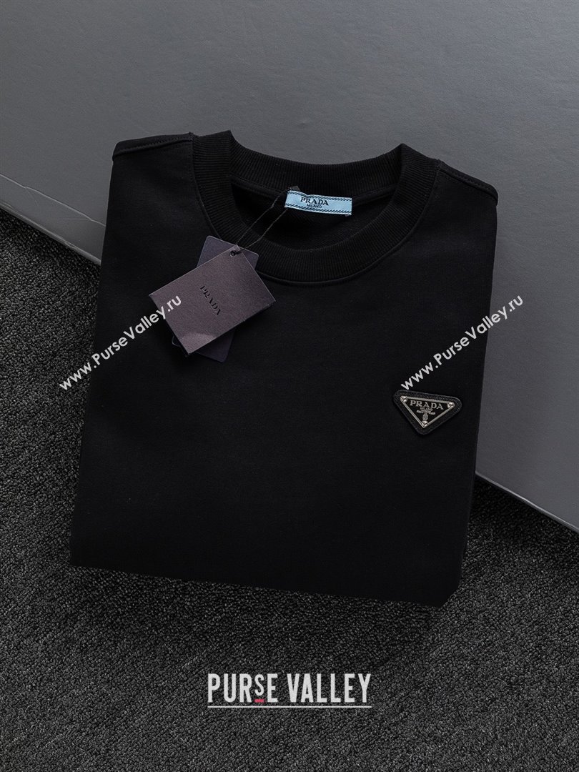 Prada Mens Sweatshirt P101403 Black 2025 (FF-25101403)