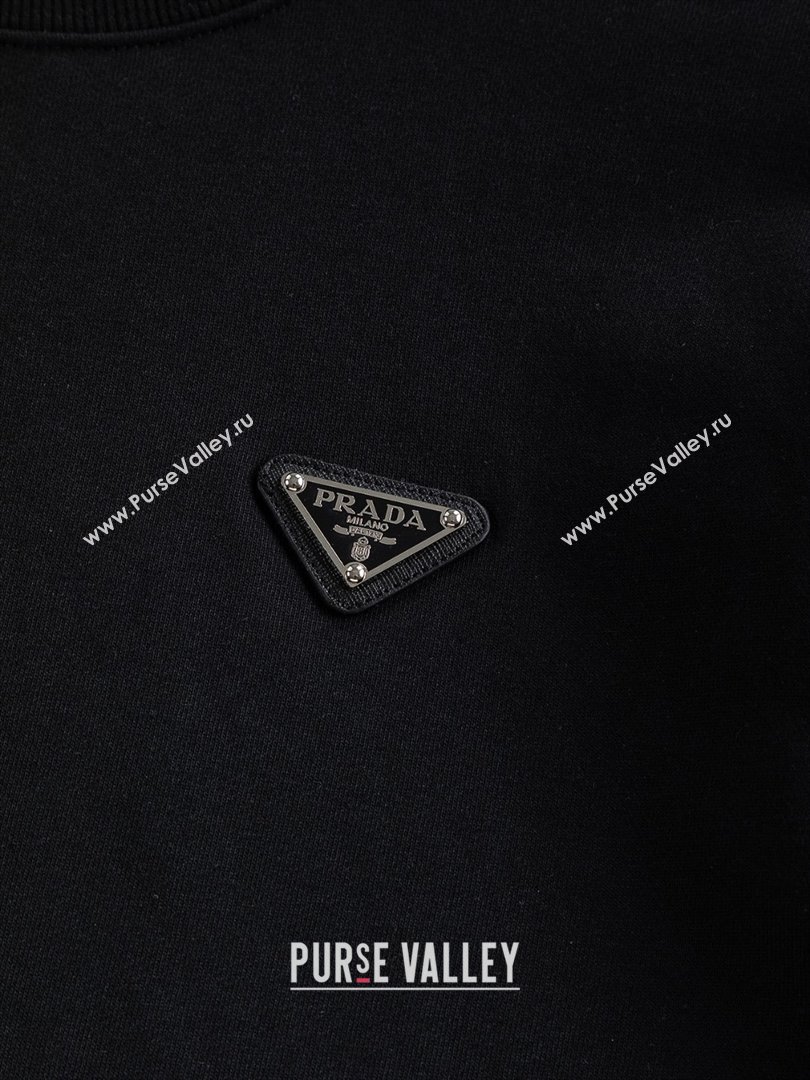 Prada Mens Sweatshirt P101403 Black 2025 (FF-25101403)