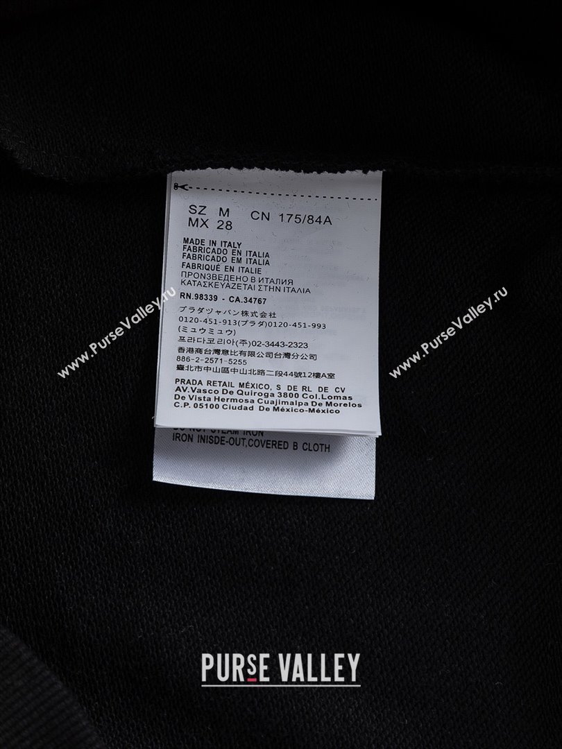 Prada Mens Sweatshirt P101403 Black 2025 (FF-25101403)