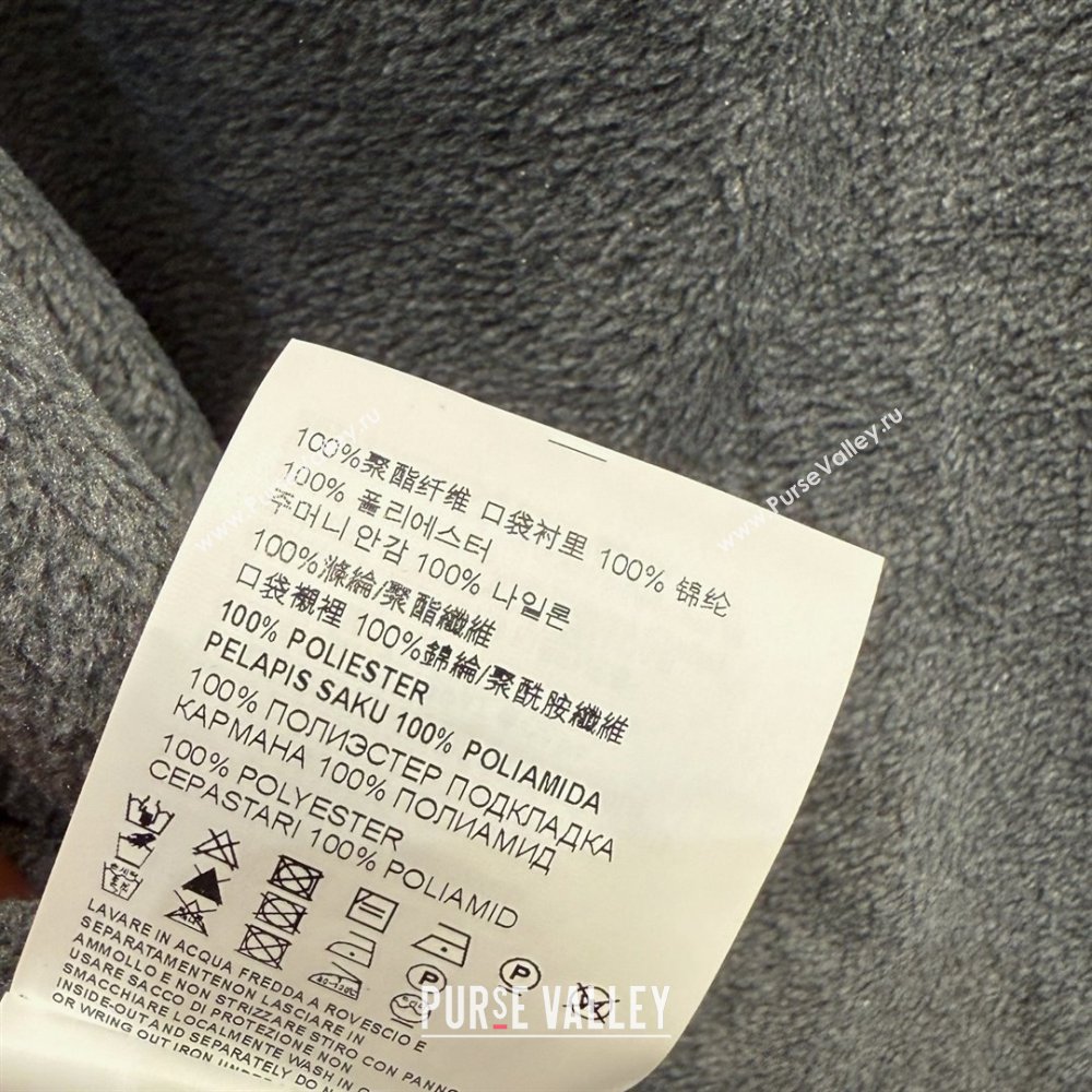 Miu Miu Fleece Sweatshirt M101406 Grey 2025 (Q-25101406)