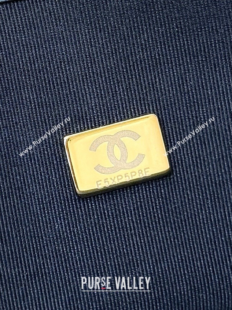 Chanel Flap Bag with Top Handle in Grained Shiny Calfskin AS3653 Black 2025 Top Quality (SHUNY-25101507)