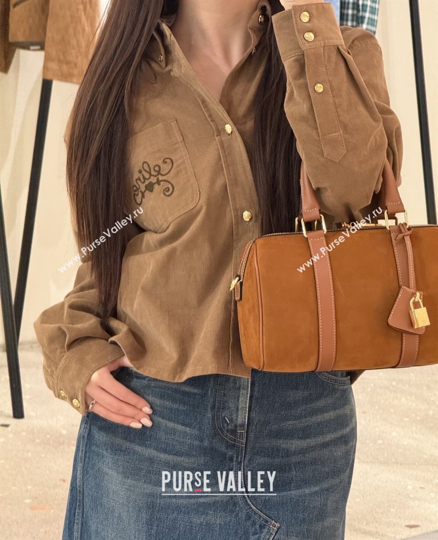Celine Shirt C101718 Brown 2025 (Q-25101718)