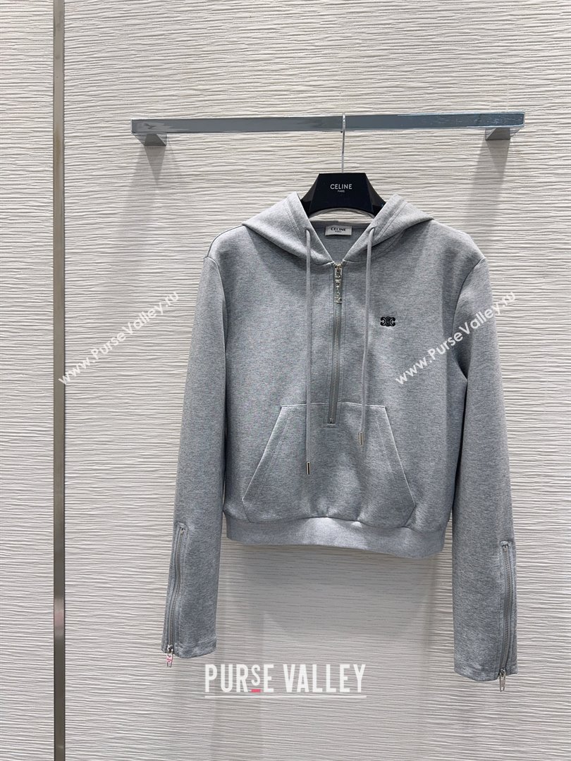Celine Hoodie and Pants C101713 Grey 2025 (Q-25101713)