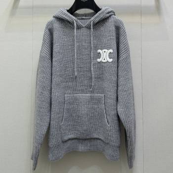 Celine Wool Sweater C101716 Grey 2025 (Q-25101716)