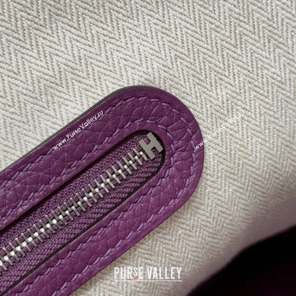 Hermes Garden Party 30/36cm Bag in Togo Leather Anemone Purple 2025(Handmade) (XX-25102309)