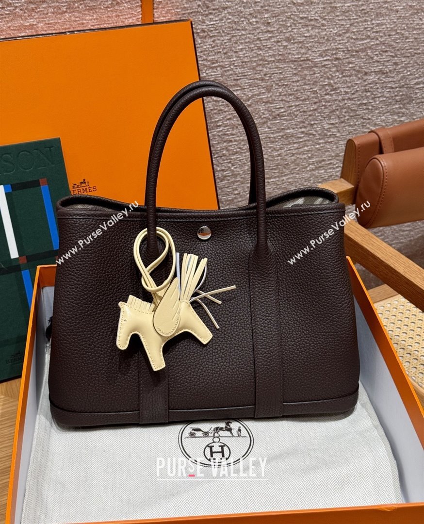 Hermes Garden Party 30/36cm Bag in Togo Leather Ebene 2025(Handmade) (XX-25102311)