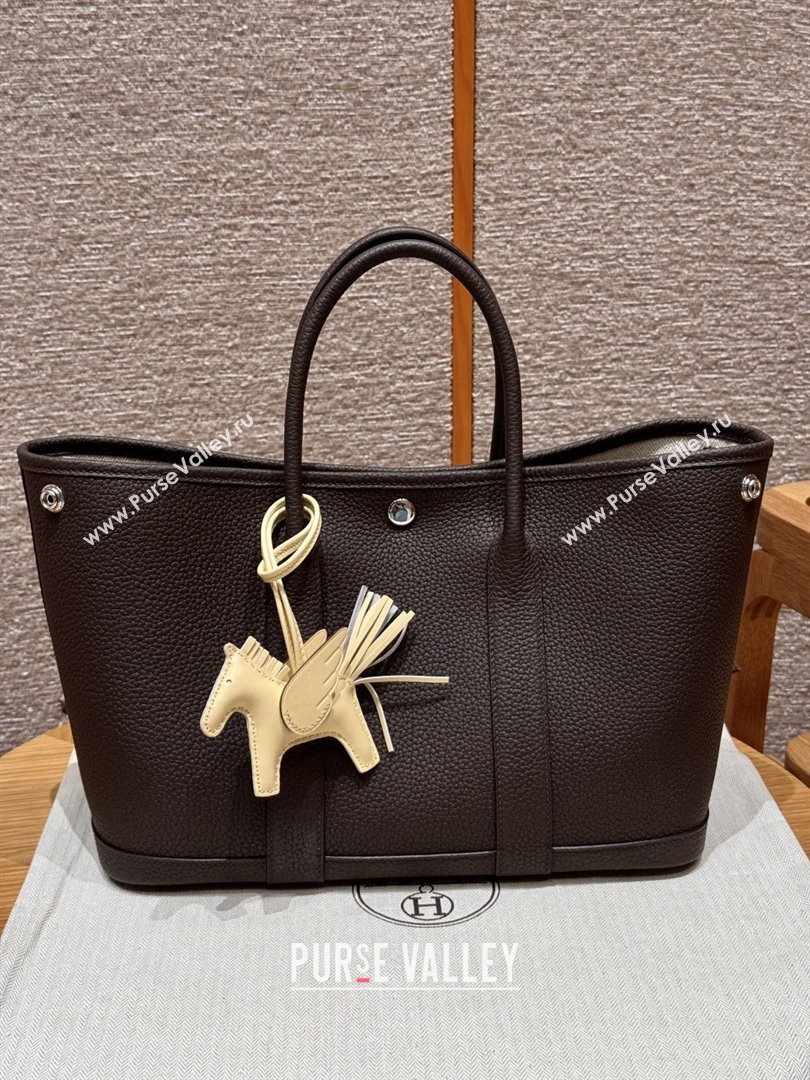Hermes Garden Party 30/36cm Bag in Togo Leather Ebene 2025(Handmade) (XX-25102311)