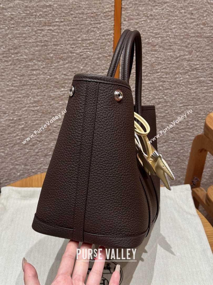 Hermes Garden Party 30/36cm Bag in Togo Leather Ebene 2025(Handmade) (XX-25102311)