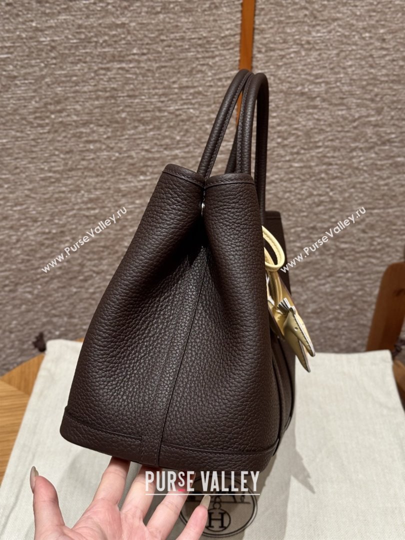 Hermes Garden Party 30/36cm Bag in Togo Leather Ebene 2025(Handmade) (XX-25102311)
