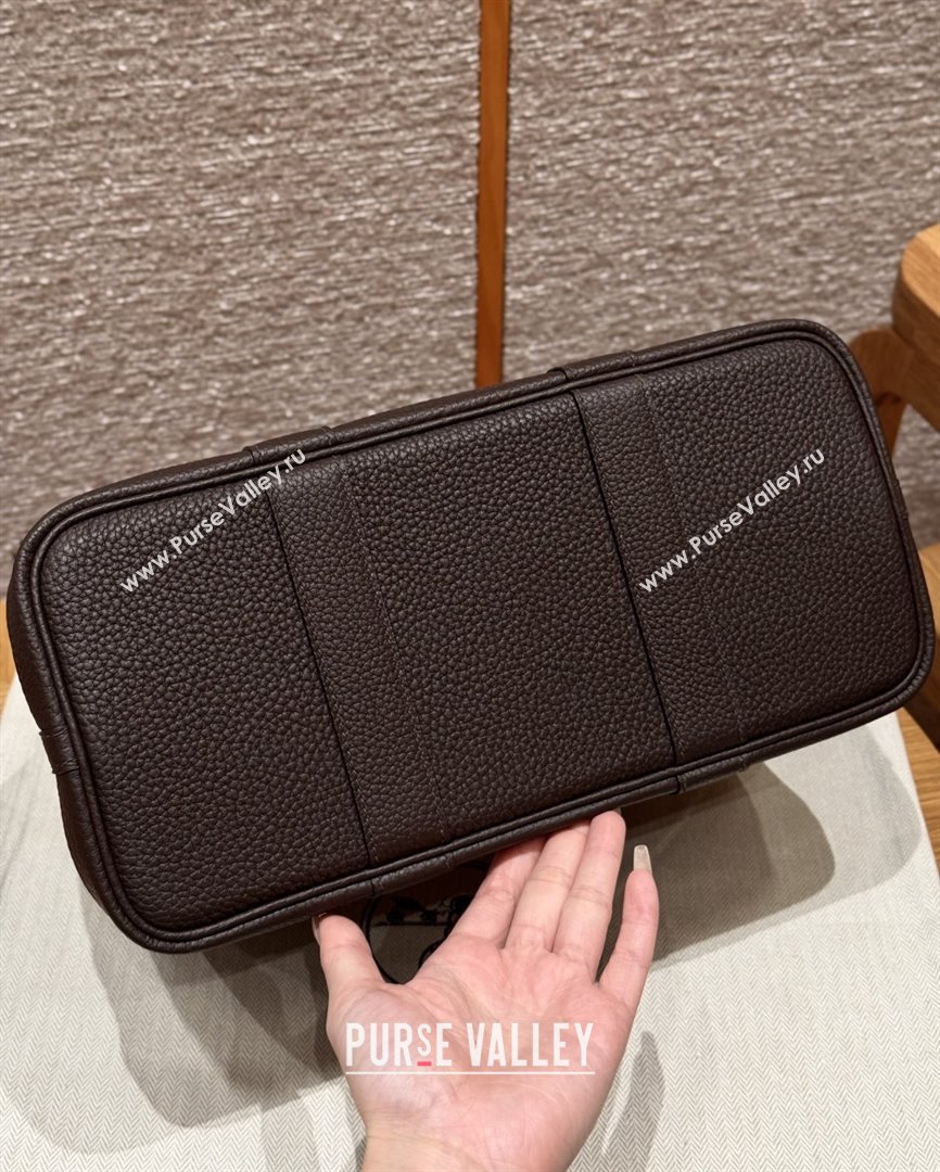 Hermes Garden Party 30/36cm Bag in Togo Leather Ebene 2025(Handmade) (XX-25102311)