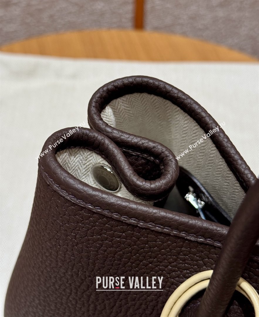 Hermes Garden Party 30/36cm Bag in Togo Leather Ebene 2025(Handmade) (XX-25102311)