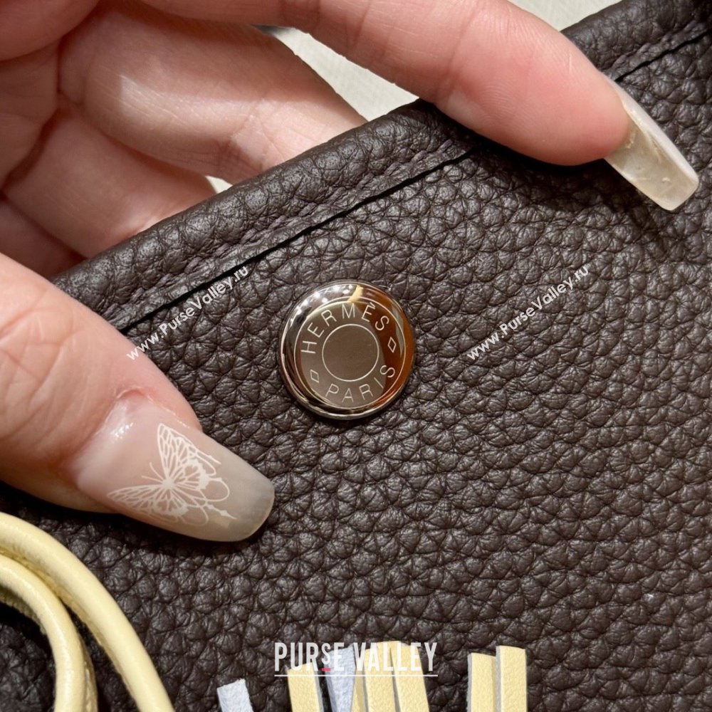 Hermes Garden Party 30/36cm Bag in Togo Leather Ebene 2025(Handmade) (XX-25102311)