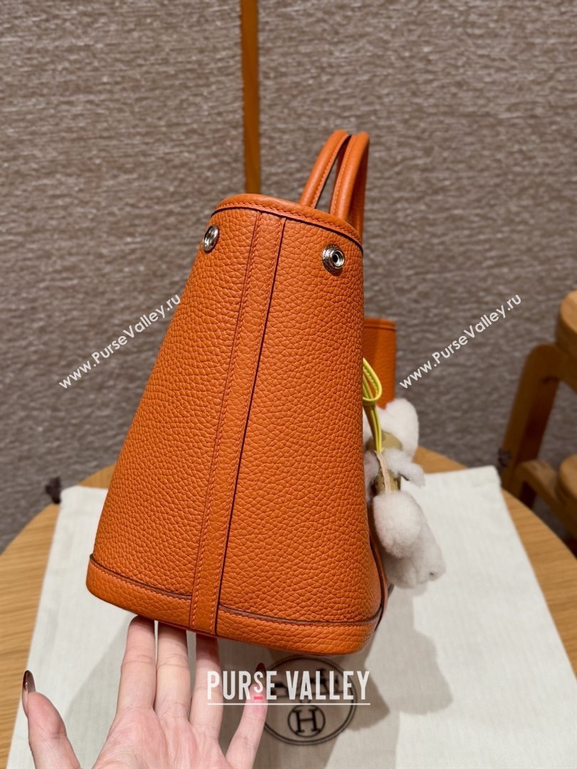 Hermes Garden Party 30/36cm Bag in Togo Leather 93 Orange 2025(Handmade) (XX-25102301)