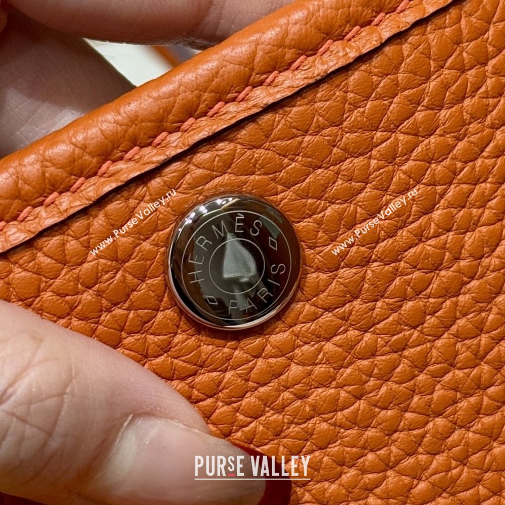Hermes Garden Party 30/36cm Bag in Togo Leather 93 Orange 2025(Handmade) (XX-25102301)