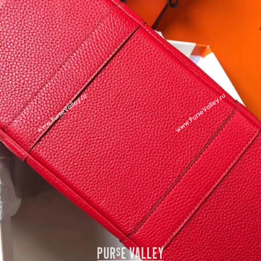 Hermes Garden Party 30/36cm Bag in Togo Leather Red 2025(Handmade) (XX-25102314)