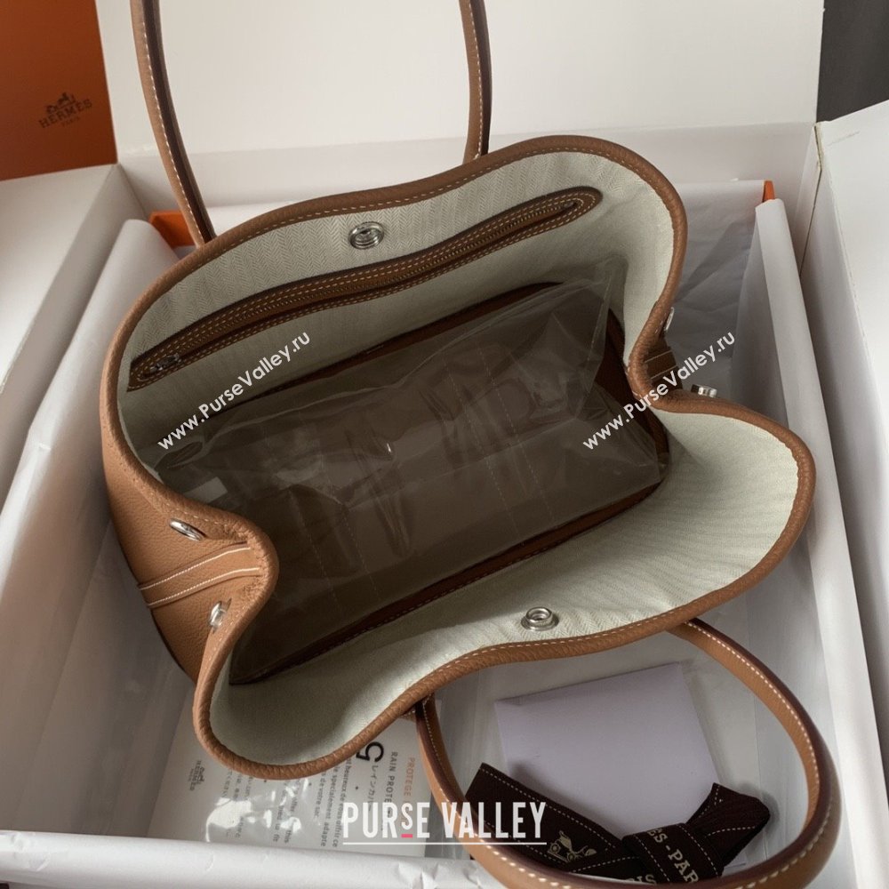 Hermes Garden Party 30/36cm Bag in Togo Leather Brown 2025(Handmade) (XX-25102316)
