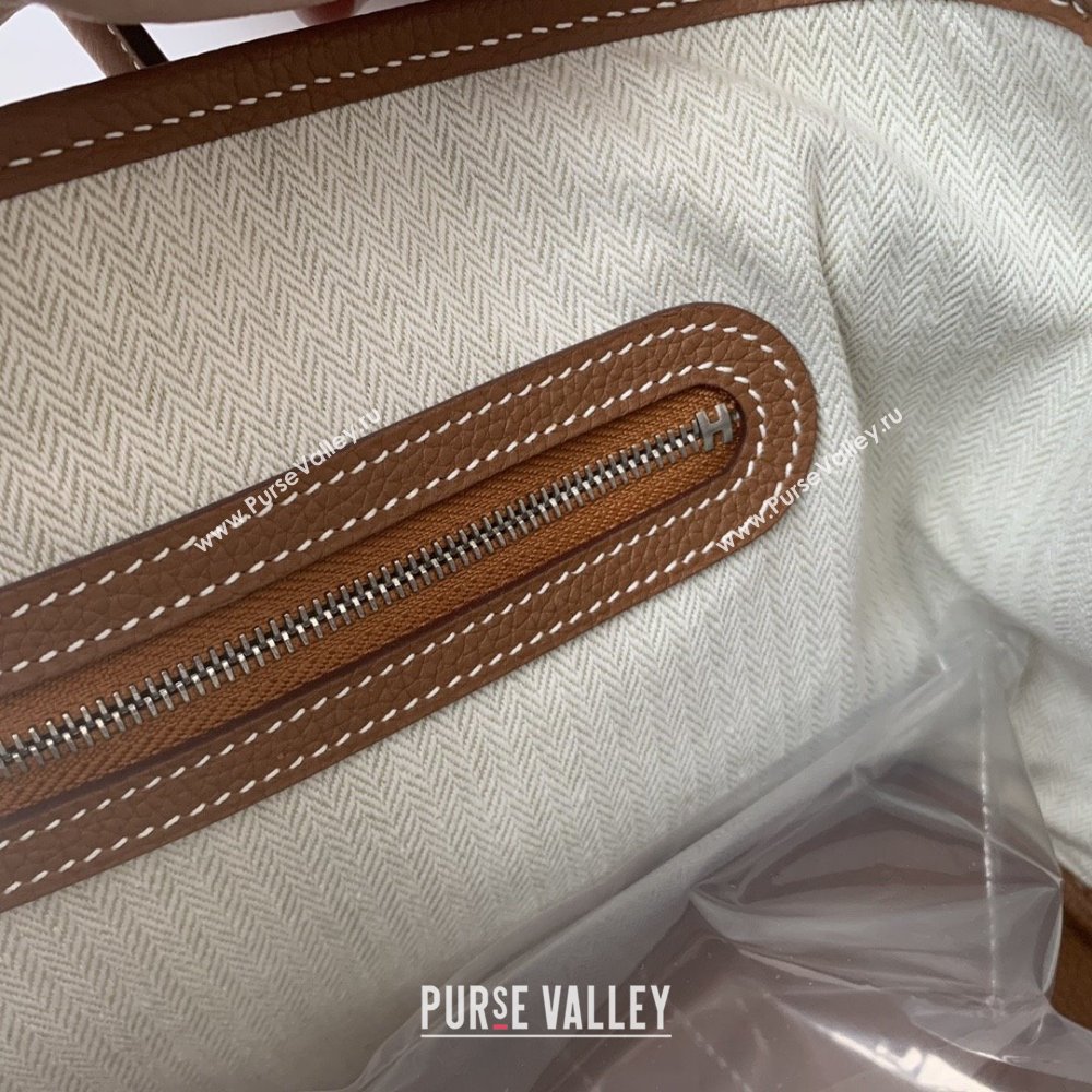 Hermes Garden Party 30/36cm Bag in Togo Leather Brown 2025(Handmade) (XX-25102316)