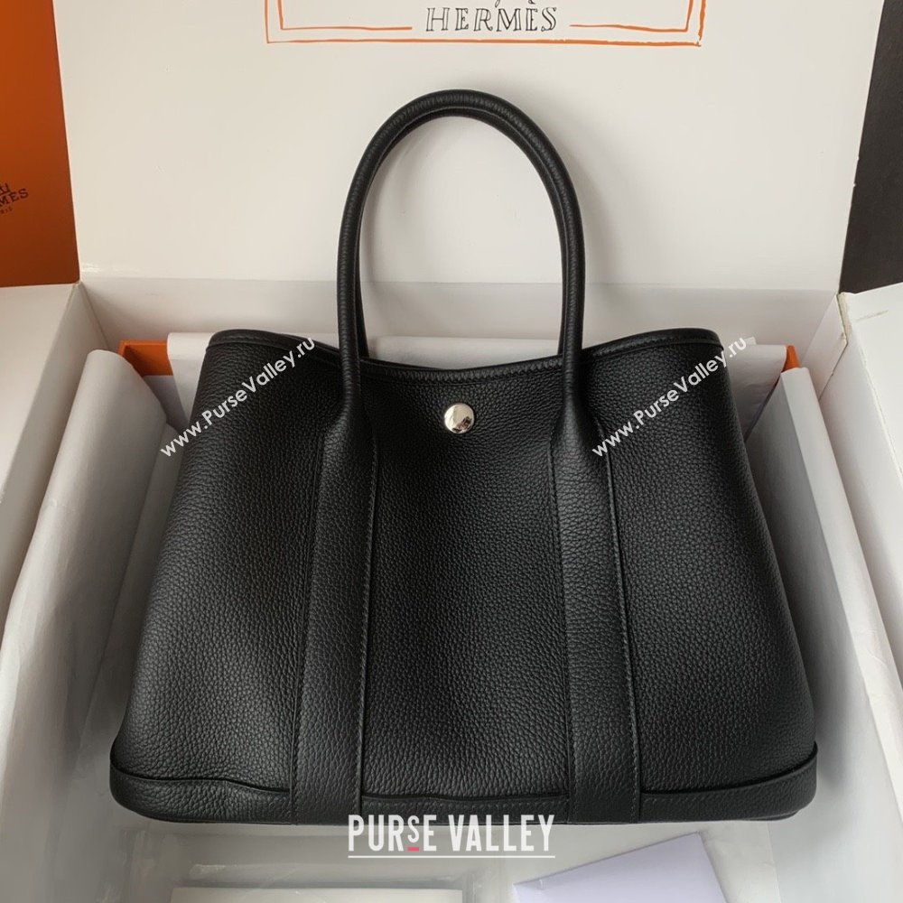 Hermes Garden Party 30/36cm Bag in Togo Leather Black 2025(Handmade) (XX-25102317)