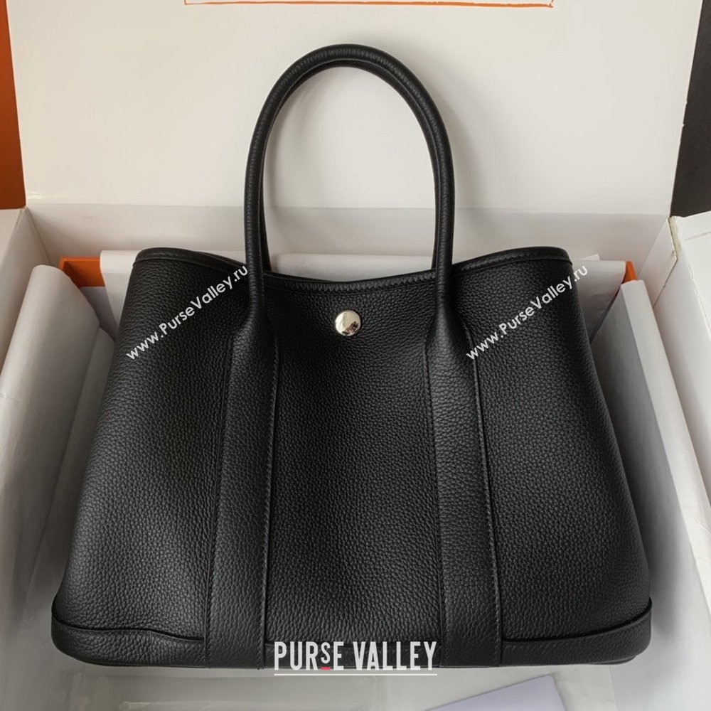 Hermes Garden Party 30/36cm Bag in Togo Leather Black 2025(Handmade) (XX-25102317)