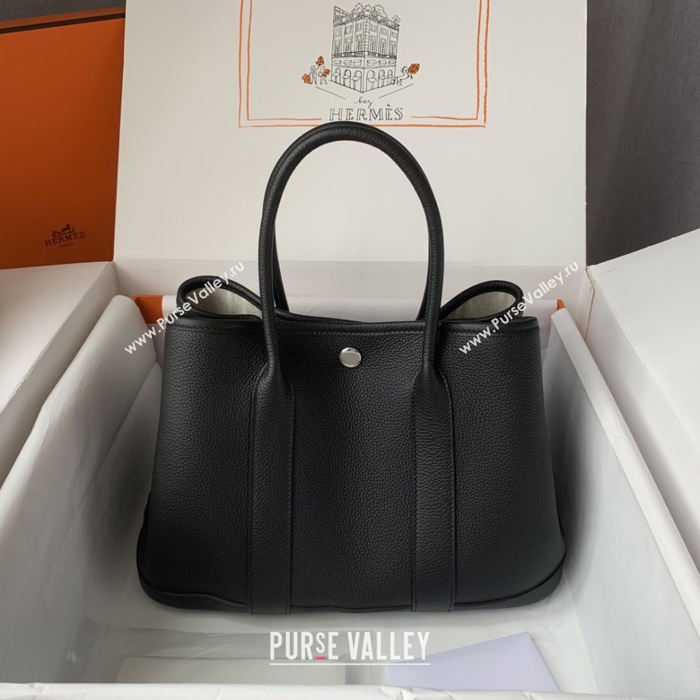 Hermes Garden Party 30/36cm Bag in Togo Leather Black 2025(Handmade) (XX-25102317)