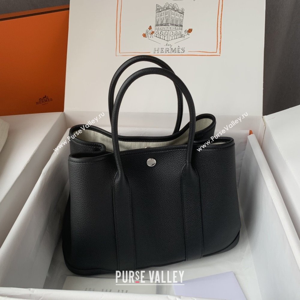 Hermes Garden Party 30/36cm Bag in Togo Leather Black 2025(Handmade) (XX-25102317)