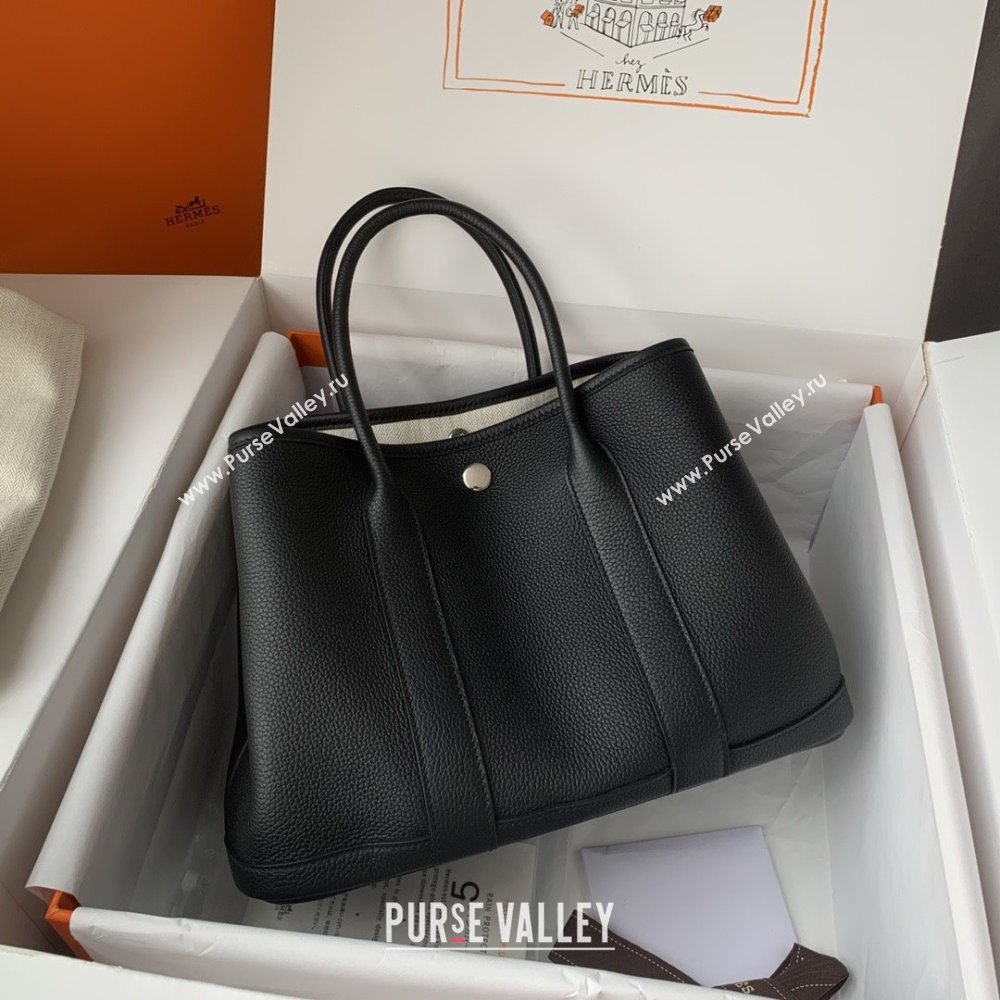 Hermes Garden Party 30/36cm Bag in Togo Leather Black 2025(Handmade) (XX-25102317)