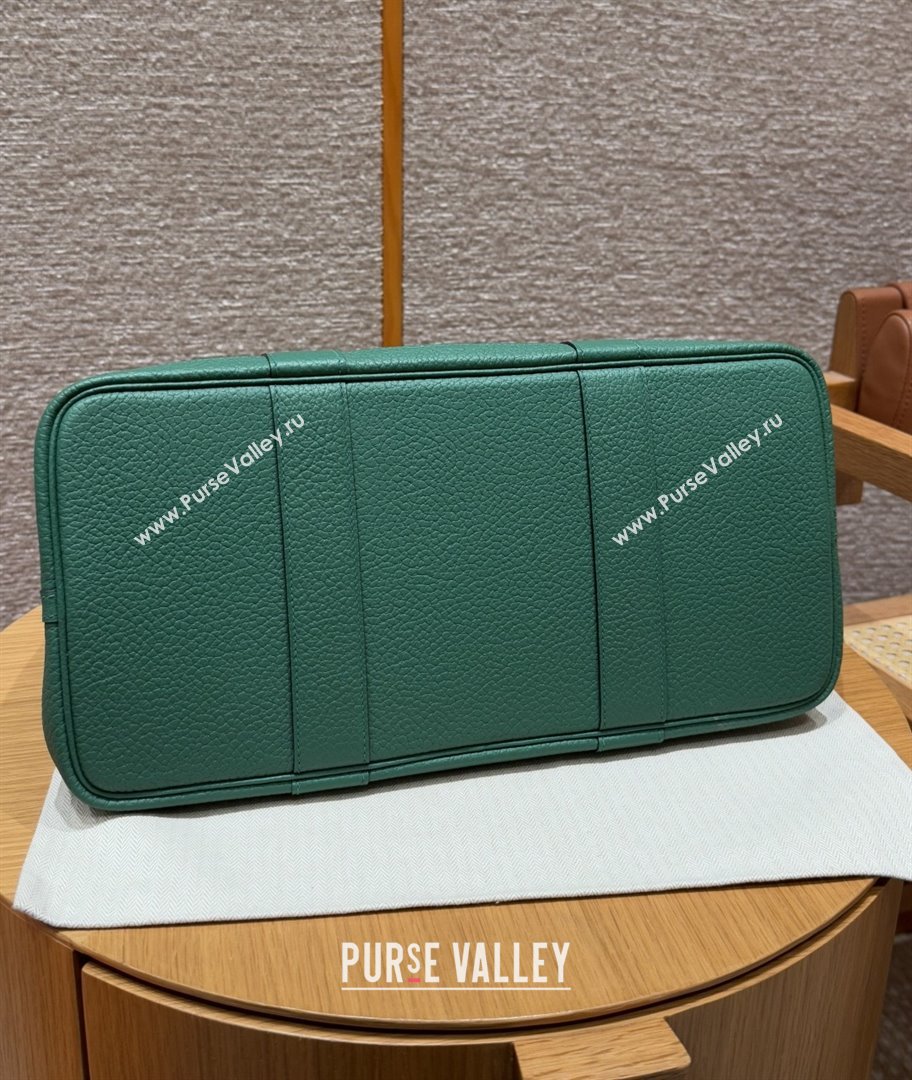 Hermes Garden Party 30/36cm Bag in Togo Leather U4 Vert Vertigo Green 2025(Handmade) (XX-25102302)