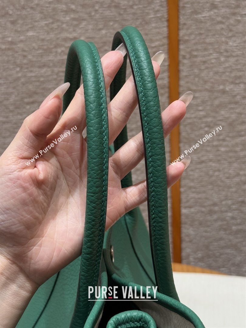 Hermes Garden Party 30/36cm Bag in Togo Leather U4 Vert Vertigo Green 2025(Handmade) (XX-25102302)