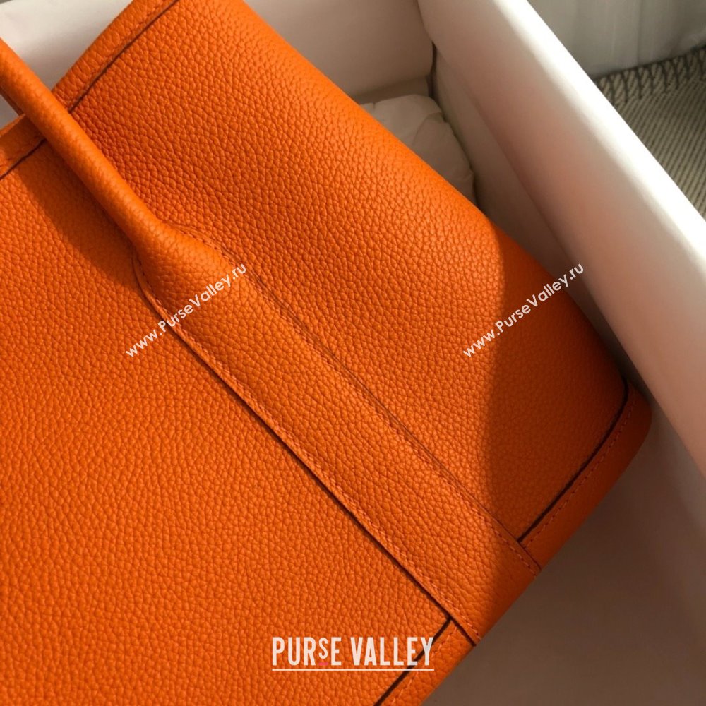 Hermes Garden Party 30/36cm Bag in Togo Leather 93 Orange 2025(Handmade) (XX-25102301)