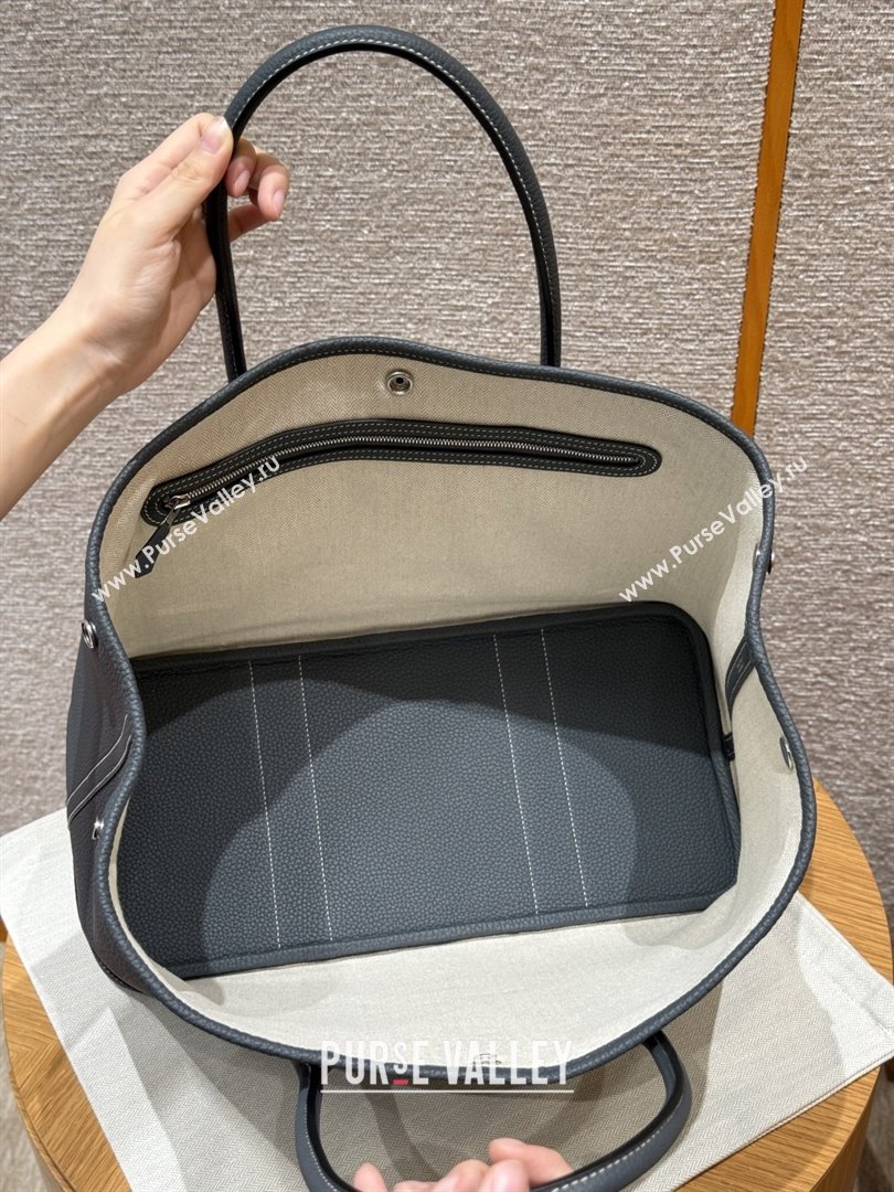 Hermes Garden Party 30/36cm Bag in Togo Leather Ardoise Grey 2025(Handmade) (XX-25102305)