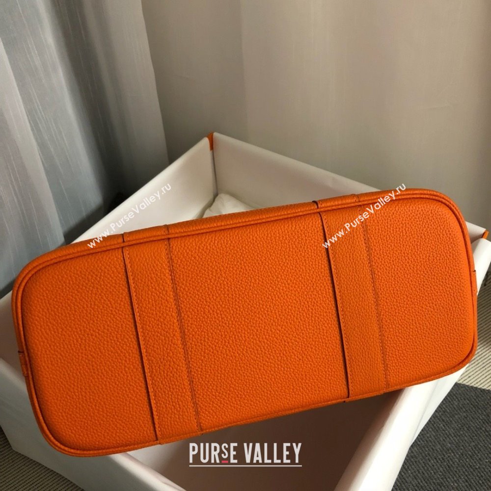 Hermes Garden Party 30/36cm Bag in Togo Leather 93 Orange 2025(Handmade) (XX-25102301)