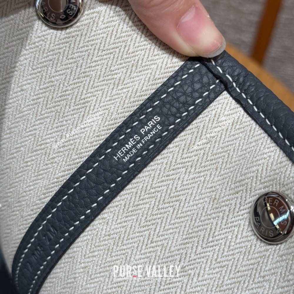 Hermes Garden Party 30/36cm Bag in Togo Leather Ardoise Grey 2025(Handmade) (XX-25102305)