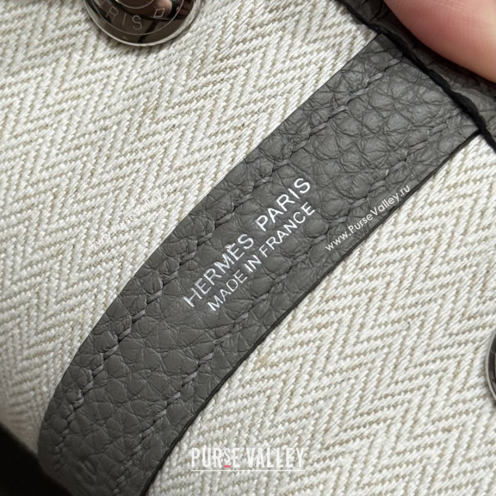 Hermes Garden Party 30/36cm Bag in Togo Leather Gris Meyer Cloud Grey 2025(Handmade) (XX-25102306)