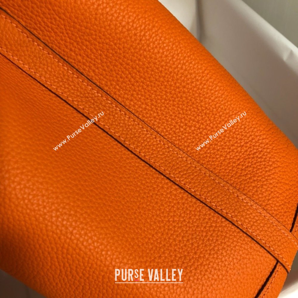 Hermes Garden Party 30/36cm Bag in Togo Leather 93 Orange 2025(Handmade) (XX-25102301)