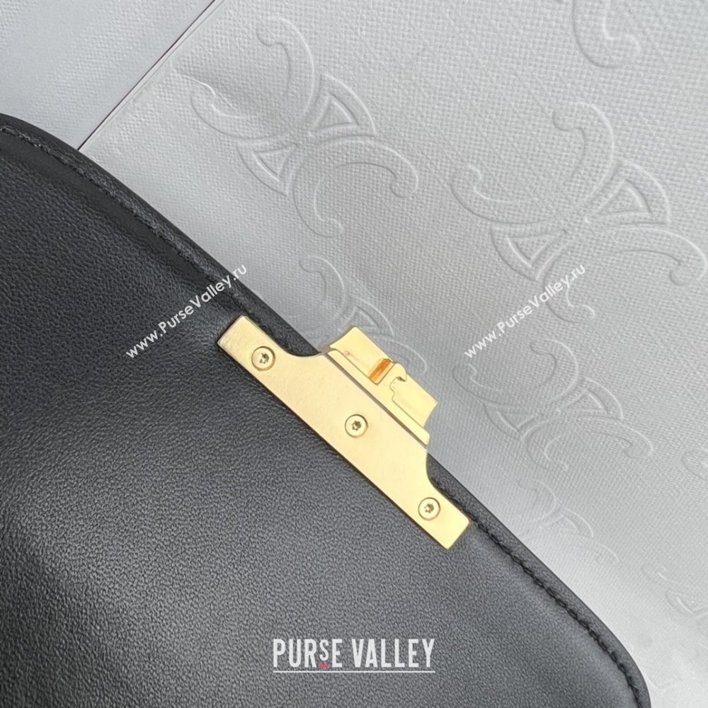 Celine Teen Triomphe Bag in Shiny Calfskin 188423 Black 2025 (JXG-25102302)