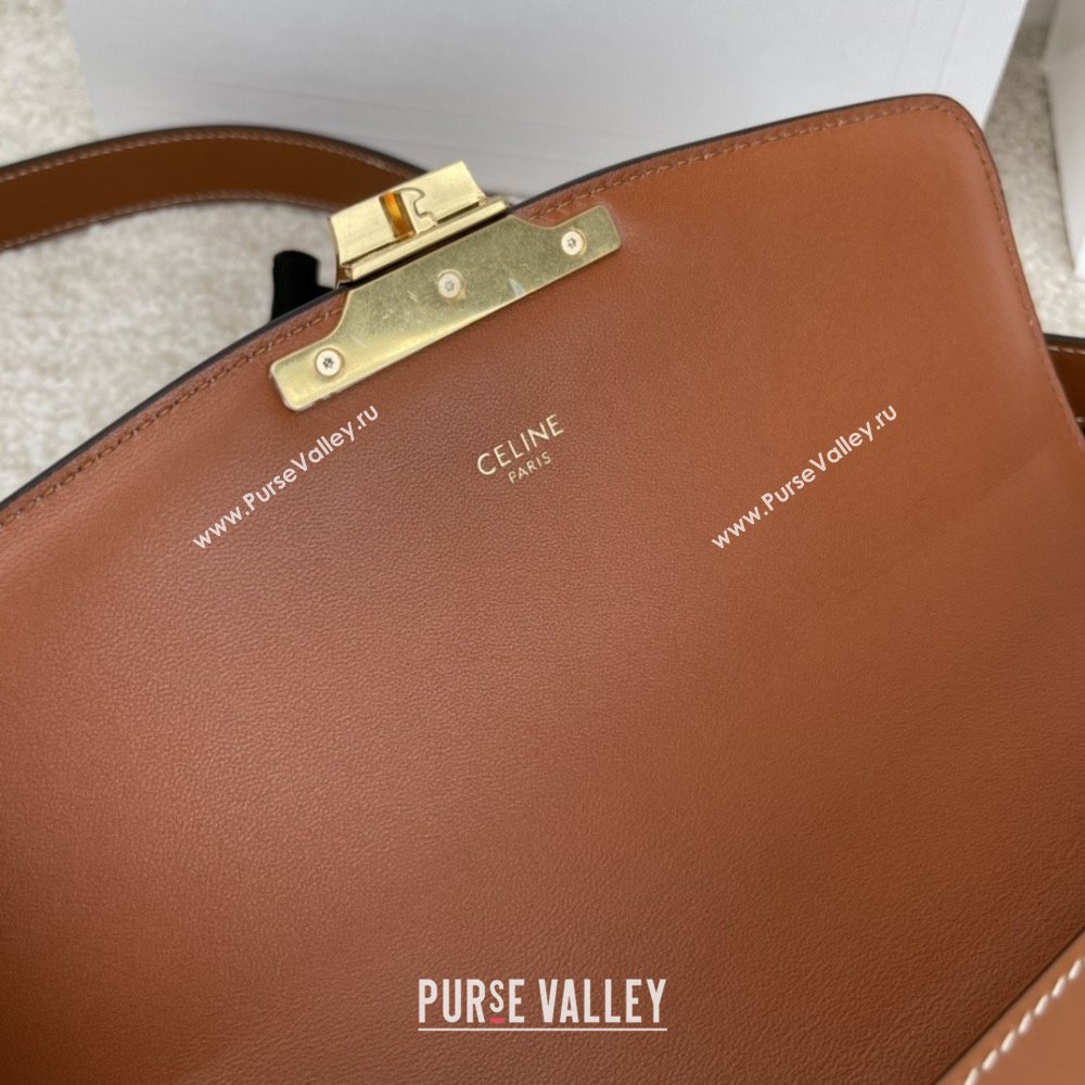 Celine Classique Triomphe Bag in Triomphe Canvas Calfskin 187363 White 2025 (BL-25102436)