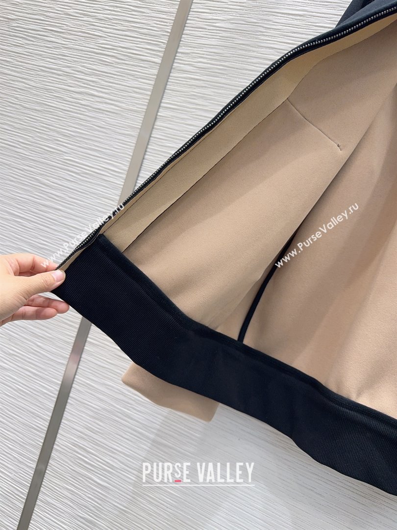 Louis Vuitton Monogram Accent Hoodie Jacket LV102905 Black 2025 (Q-25102905)