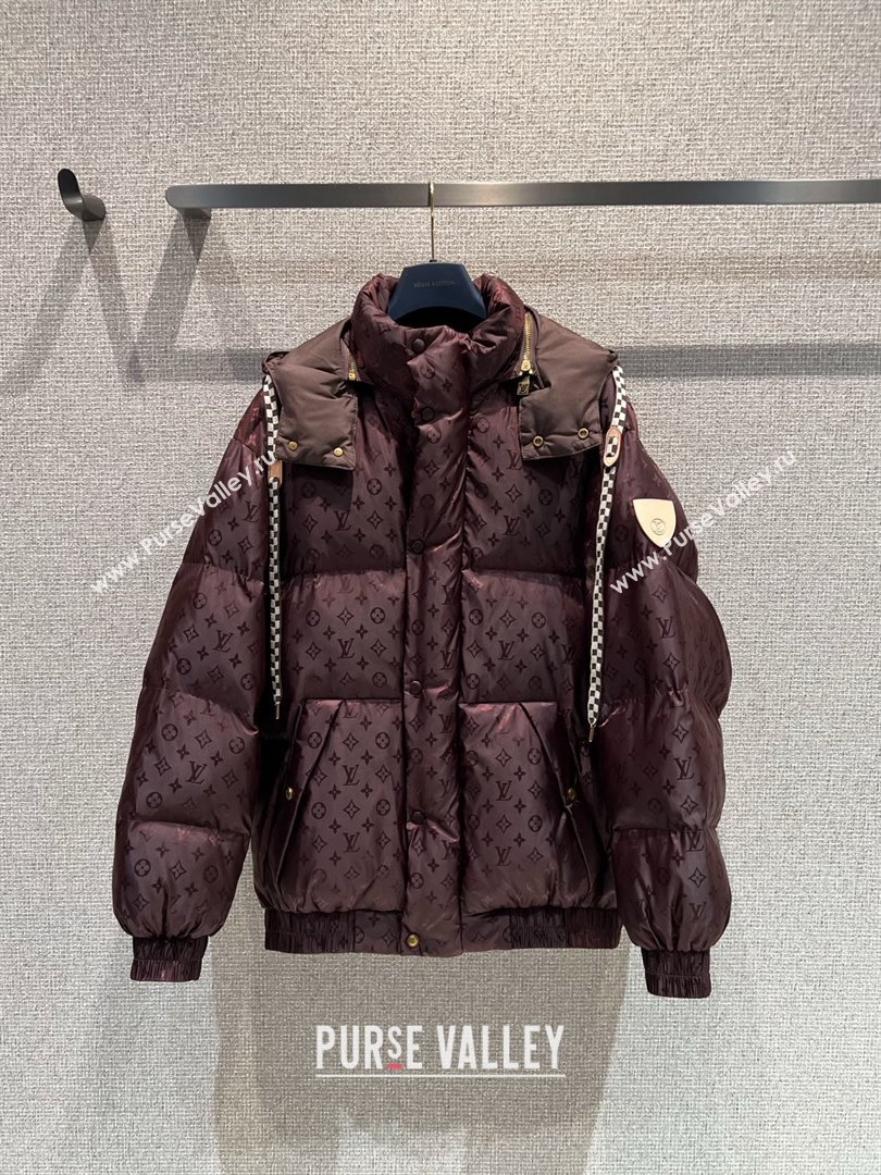 Louis Vuitton Cotton-padded Jacket LV102511 Dark Brown 2025 (Q-25102911)