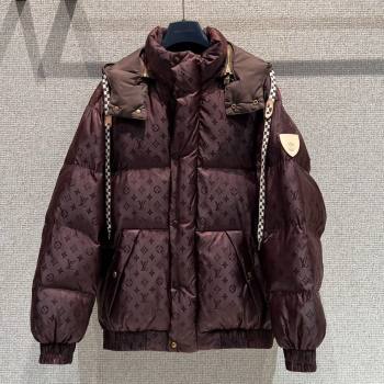Louis Vuitton Cotton-padded Jacket LV102511 Dark Brown 2025 (Q-25102911)