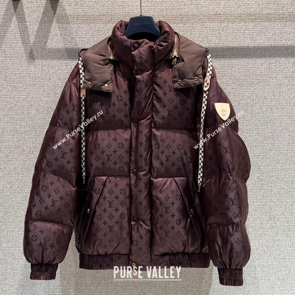Louis Vuitton Cotton-padded Jacket LV102511 Dark Brown 2025 (Q-25102911)