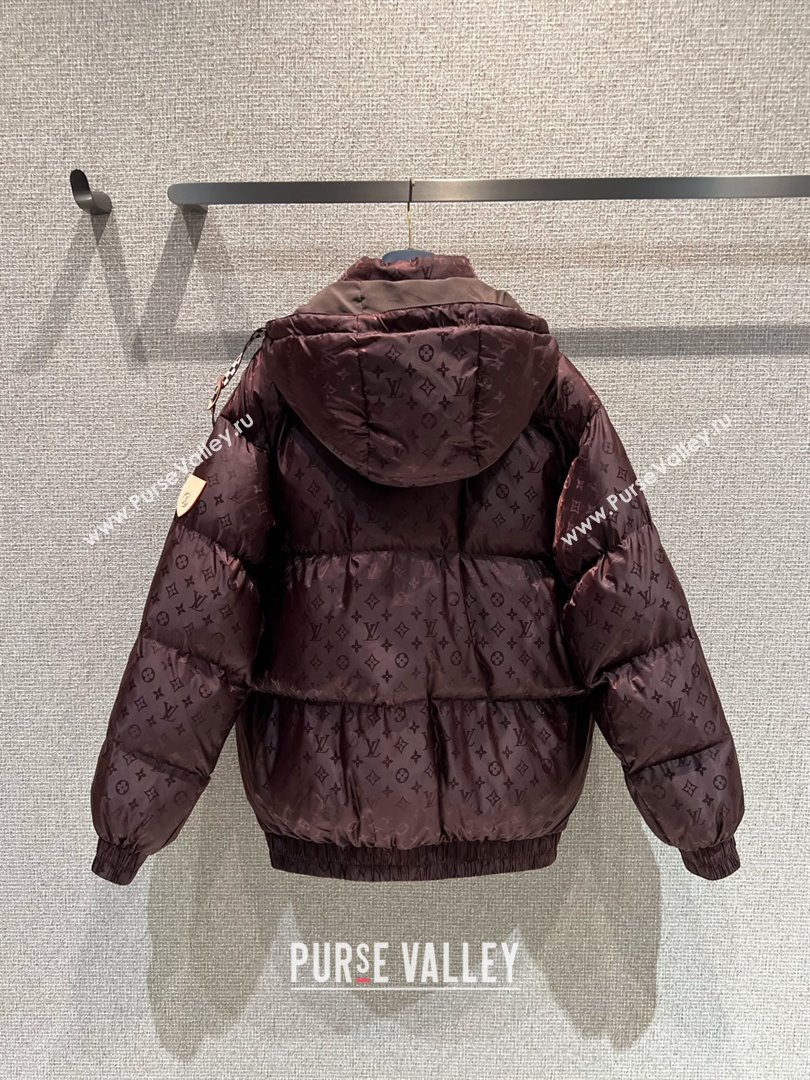 Louis Vuitton Cotton-padded Jacket LV102511 Dark Brown 2025 (Q-25102911)