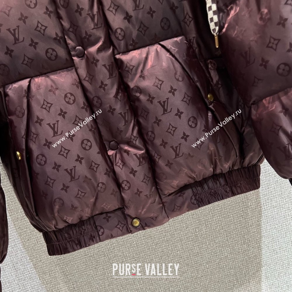 Louis Vuitton Cotton-padded Jacket LV102511 Dark Brown 2025 (Q-25102911)