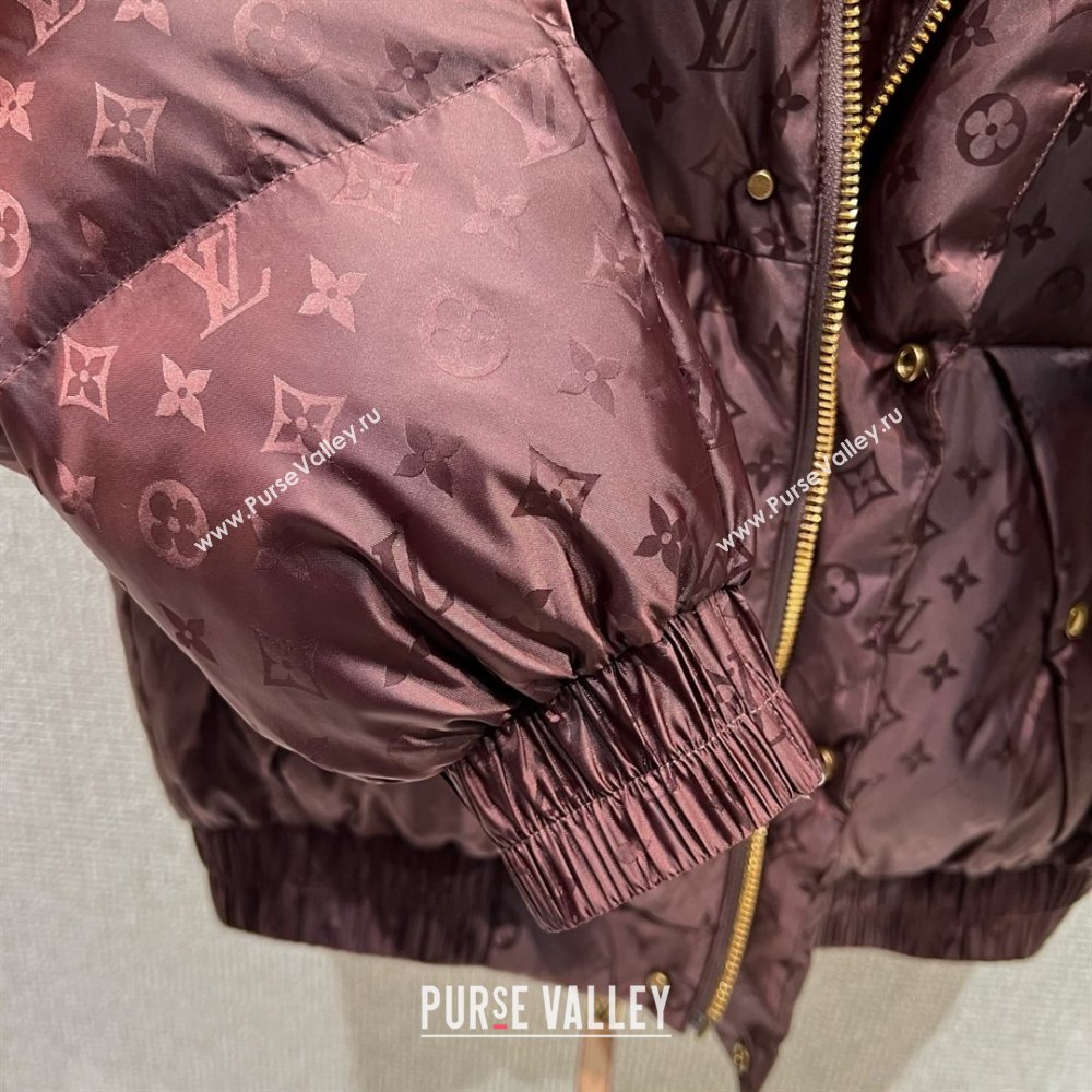 Louis Vuitton Cotton-padded Jacket LV102511 Dark Brown 2025 (Q-25102911)