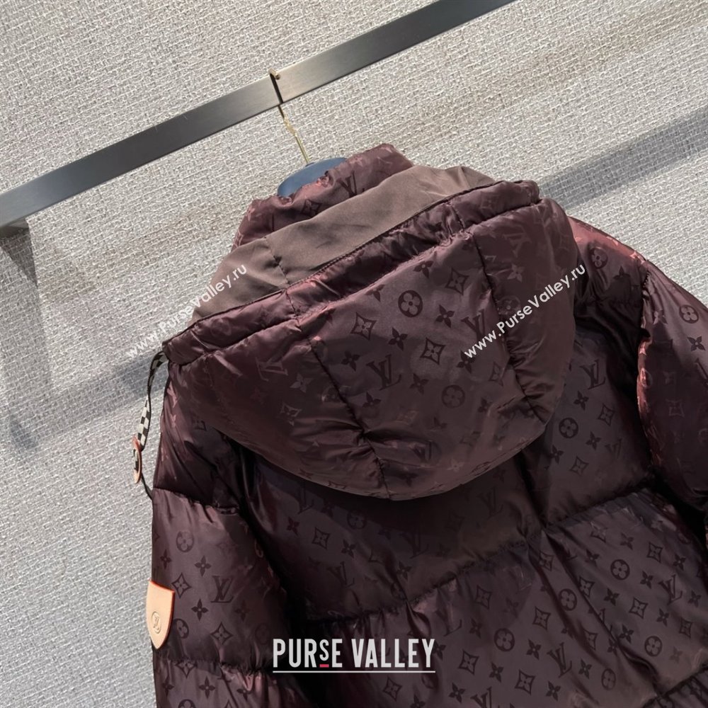 Louis Vuitton Cotton-padded Jacket LV102511 Dark Brown 2025 (Q-25102911)