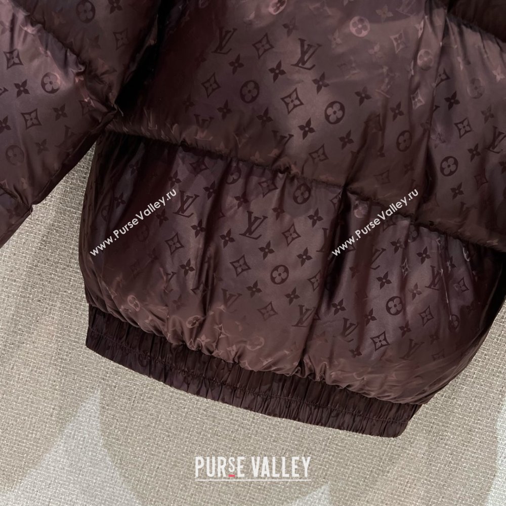 Louis Vuitton Cotton-padded Jacket LV102511 Dark Brown 2025 (Q-25102911)