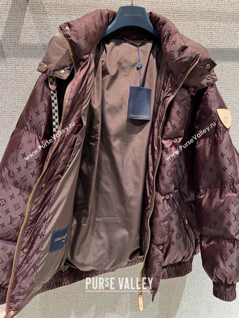 Louis Vuitton Cotton-padded Jacket LV102511 Dark Brown 2025 (Q-25102911)