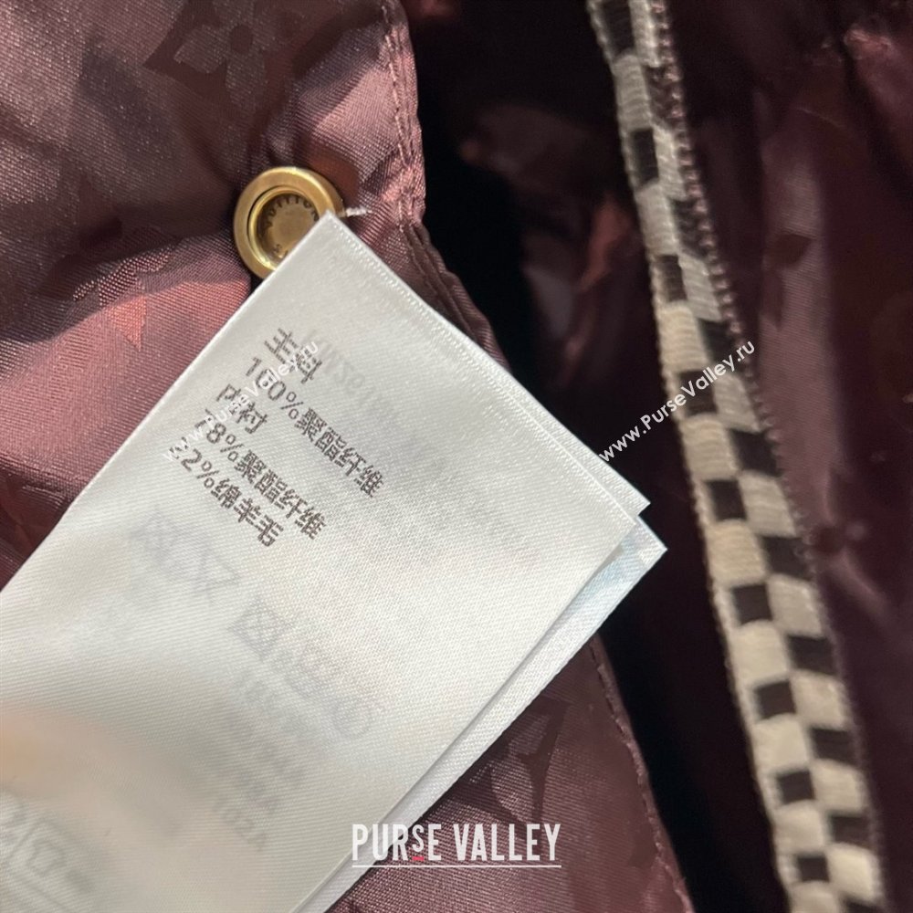 Louis Vuitton Cotton-padded Jacket LV102511 Dark Brown 2025 (Q-25102911)